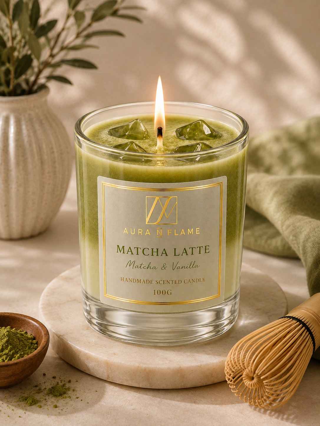 Iced Matcha Latte Candle