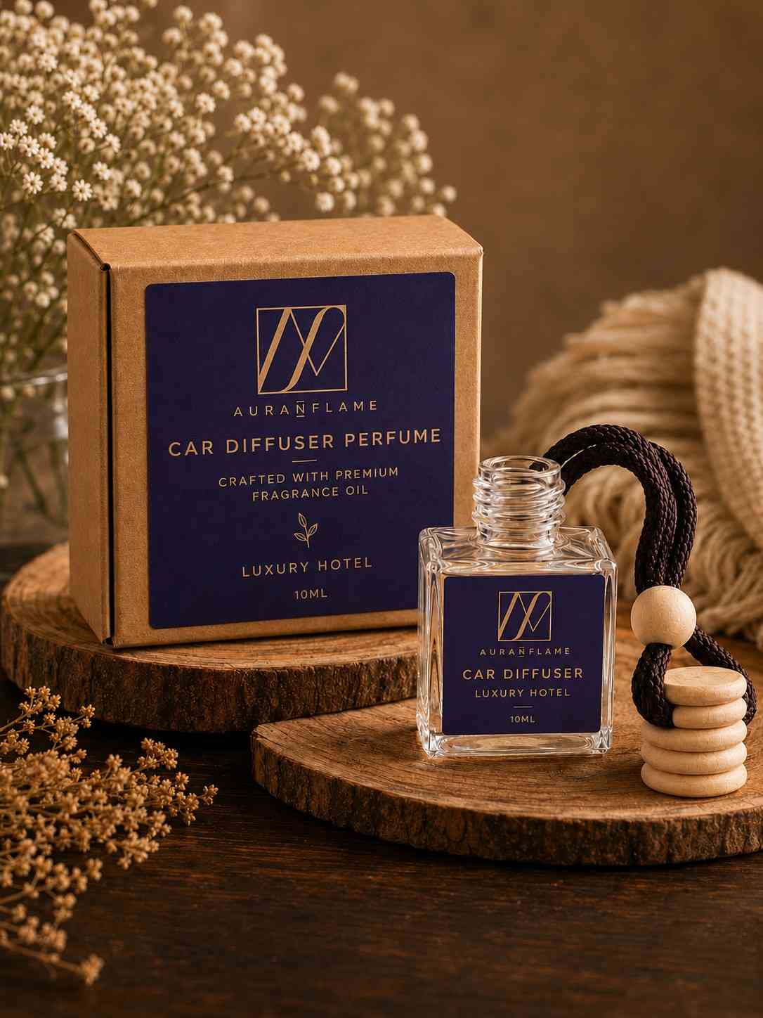 Handcrafted Car Diffuser Perfume in Luxury Hotel